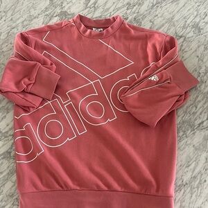 Adidas Pink Crew Neck Sweatshirt